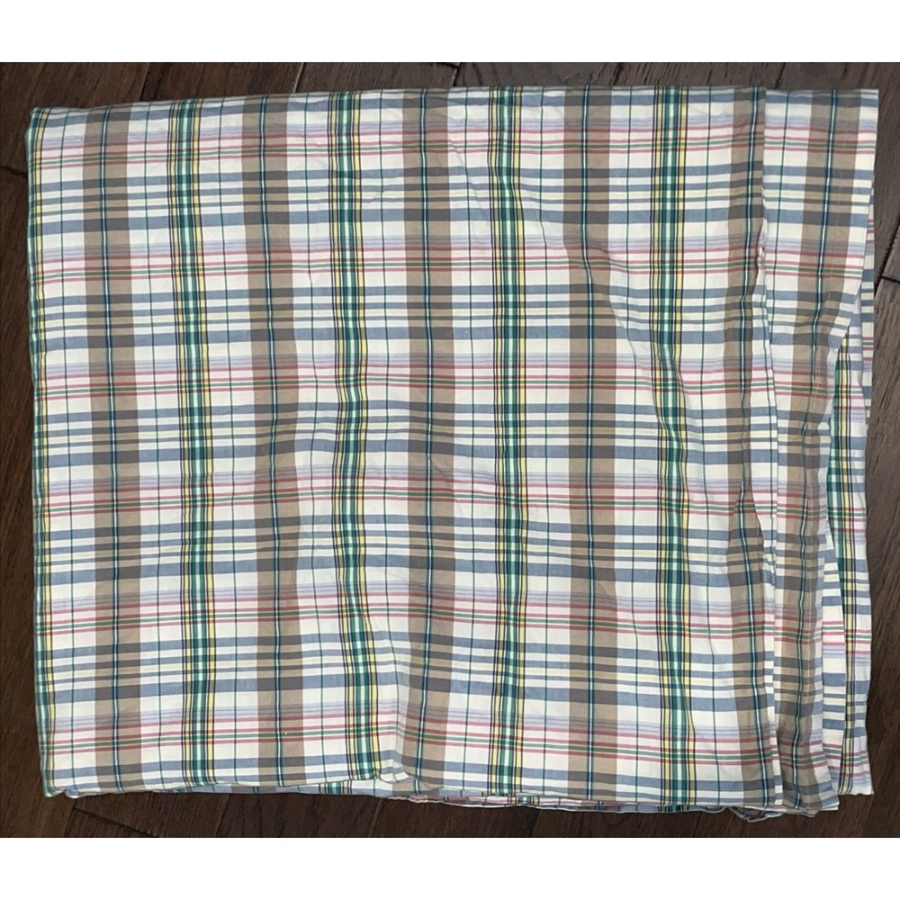 Lauren Ralph Lauren Boathouse Madras Plaid King Duvet Cover & Bed Skirt Set